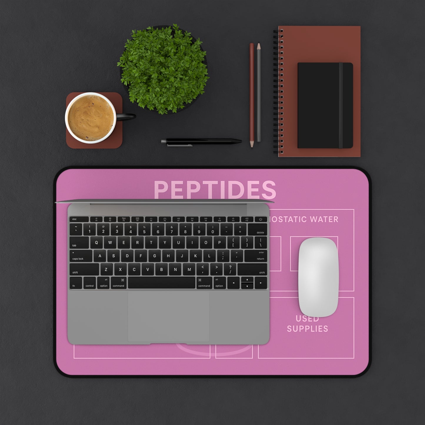 Peptide Reconstitution Placemat - Pink