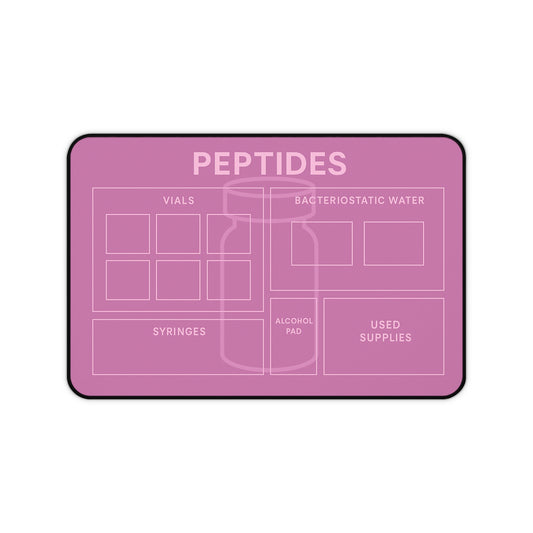Peptide Reconstitution Placemat - Pink